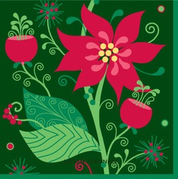 festive-flowers-napkin